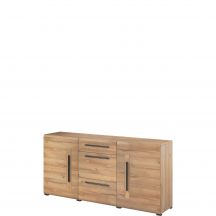 Komoda 2 drzwi 3 szuflady Dąb Grandson 24KZFJ26 TYP-26 TULSA Podstawowe