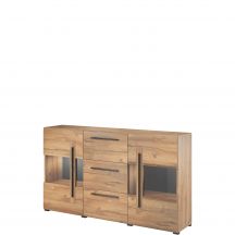 Kredens z witryną Dąb Grandson 24KZFJ28 TYP-28 TULSA Podstawowe