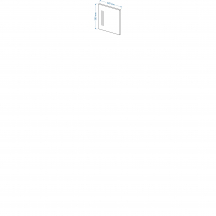 Panel boczny zakończeniowy górny 36/32 Szkic