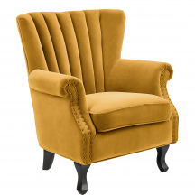 Fotel wypoczynkowy TITAN musztardowy Podstawowe