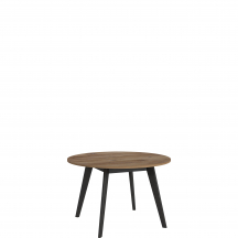 Stół nierozkładany 120 MWST11 Dąb Flagstaff Ciemny / Czarny Podstawowe