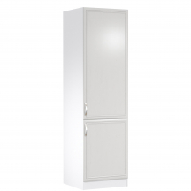 Szafka dolna wysoki słupek pod zabudowę lodówki 2 drzwi D60ZL Prawa SYCYLIA WHITE Podstawowe