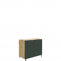 Szafka pod zlewozmywak 2 drzwi 90 cm GLA-13D GLAMOUR GREEN Podstawowe