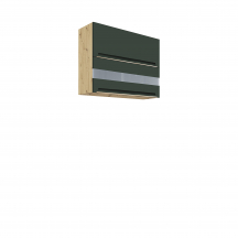 Szafka górna wisząca witryna 2 klapy 90 cm GLA-42G GLAMOUR GREEN Podstawowe