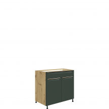 Szafka dolna stojąca 1 szuflada 2 drzwi 80 cm GLA-6D GLAMOUR GREEN Podstawowe