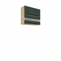 Szafka górna wisząca witryna 2 klapy 80 cm GLA-41G GLAMOUR GREEN Podstawowe