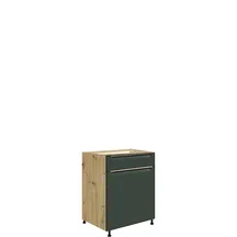 Szafka dolna stojąca 1 szuflada 1 drzwi 60 cm GLA-5D GLAMOUR GREEN Podstawowe