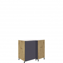 Szafka dolna stojąca narożna 1 drzwi Lewa GLA-15D GLAMOUR BLUE Podstawowe