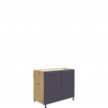 Szafka pod zlewozmywak 2 drzwi 90 cm GLA-13D GLAMOUR BLUE Podstawowe