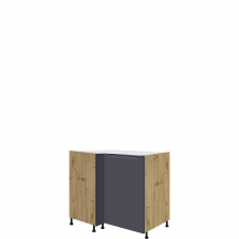 Szafka dolna stojąca narożna 1 drzwi Prawa GLA-14D GLAMOUR BLUE Podstawowe