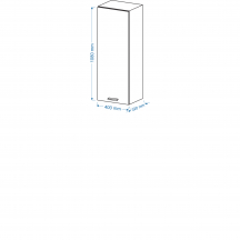 Szafka górna wisząca W 4/1080 VELLA Szkic