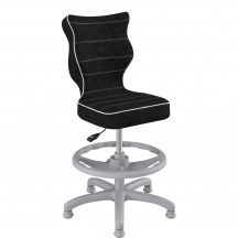 Fotel obrotowy dziecięcy PETIT WK+P SZARY Podstawowe (1)