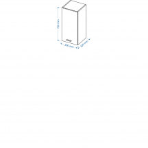 Szafka górna wisząca W 3/72 BLANKA Szkic