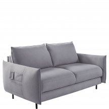 Sofa z funkcją spania 2F + kieszeń w Lewym boku LUKKA Podstawowe