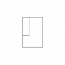 Segment 1,5HT/BK z pojemnikiem Lewy GOYA Szkic