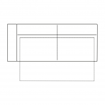 Segment 3F z funkcją spania Lewy GOYA Szkic