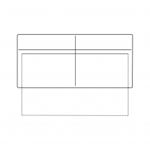 Element 3F z funkcją spania GOYA Szkic