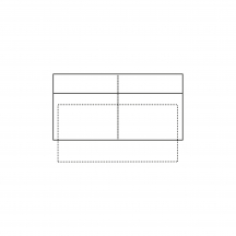 Element 2,5SK z pojemnikiem LEONARDO Szkic