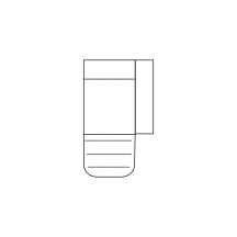 Segment 1RF z relaksem elektrycznym i akumulatorem Prawy LEONARDO Szkic