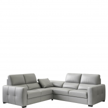 Narożnik z funkcją spania, pojemnikiem, lampką i USB 254x234 LEONARDO Podstawowe