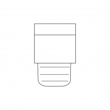 Element 1,5RF z relaksem elektrycznym MIA Szkic