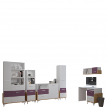 Zestaw mebli młodzieżowych 2 HEY Podstawowe (1)