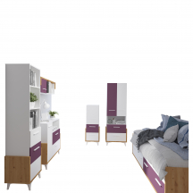 Zestaw mebli młodzieżowych 3 HEY Podstawowe (1)