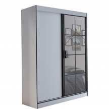 Szafa OSLO II 150 z lustrem Podstawowe