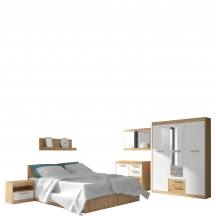 Zestaw mebli do sypialni 12 MAXIMUS Podstawowe (3)