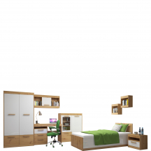 Zestaw mebli młodzieżowych 9 MAXIMUS Podstawowe (3)