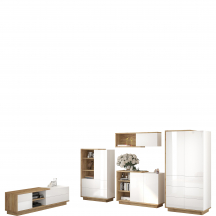 Zestaw mebli do salonu 5 HYBRID Podstawowe (1)