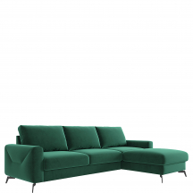 Narożnik z funkcją spania i pojemnikiem S2FL+OTOR MODESTO Podstawowe