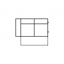 Element z funkcją spania Lewy 140 S2FL MODESTO Podstawowe