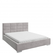 Łóżko tapicerowane 140 x 200 bez pojemnika POMOZA Podstawowe