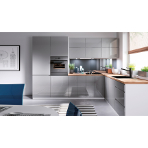 Zestaw mebli kuchennych 300 x 240 cm Grey Połysk ASPEN Podstawowe