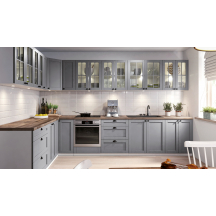 Zestaw mebli kuchennych 230 x 350 Grey LINEA Podstawowe