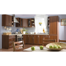 Zestaw mebli kuchennych 250 x 310 cm Orzech Milano SYCYLIA Podstawowe