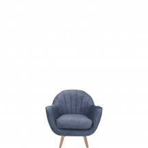 Fotel z nóżkami drewnianymi FUELTA Podstawowe (1)