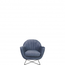 Fotel z podstawą metalową czarną FUELTA Podstawowe (1)