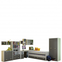 Zestaw mebli młodzieżowych 1 KITTY Podstawowe (2)