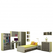 Zestaw mebli młodzieżowych 2 KITTY Podstawowe (2)