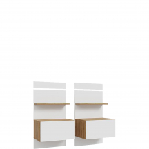 Szafki nocne z oświetleniem LNBK211STB-M604 LENYBELARDO Podstawowe