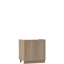 Szafka zlewowa D80ZL DANA gł 46 cm Dąb Sonoma Podstawowe