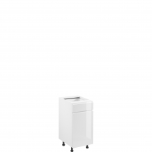 Szafka dolna stojąca 1 drzwi 1 szuflada D40S1 Lewa ASPEN Podstawowe (1)