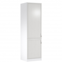 Szafka dolna wysoki słupek pod zabudowę lodówki 2 drzwi D60ZL Lewa SYCYLIA WHITE Podstawowe