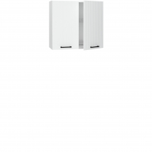 Szafka górna wisząca z suszarką 2 drzwi W80SU ALU KATE Podstawowe (1)