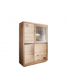 Kredens I drewniany z dzikiego dębu Prawy WZ-0159-5301 WZ-0159 DĄB Podstawowe