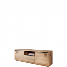 Szafka RTV II drewniana z dzikiego dębu WZ-0159-6001 WZ-0159 DĄB Podstawowe