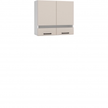 Szafka górna wisząca z witryną 2 drzwi WS80 MAX Podstawowe (2)