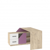 Biurko narożne Lewe 120L 1D2S PAX-02 PAX Podstawowe (5)